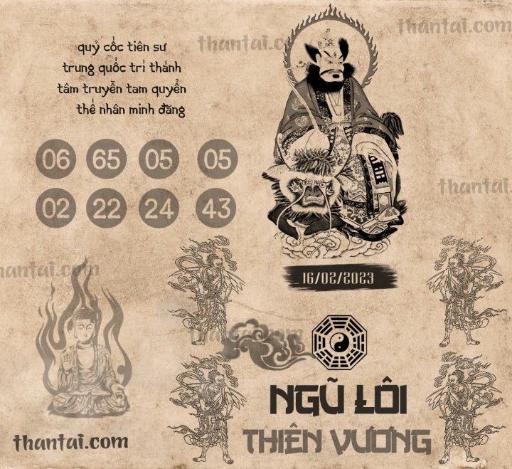 NGŨ LÔI THIÊN VƯƠNG 01/02/2023