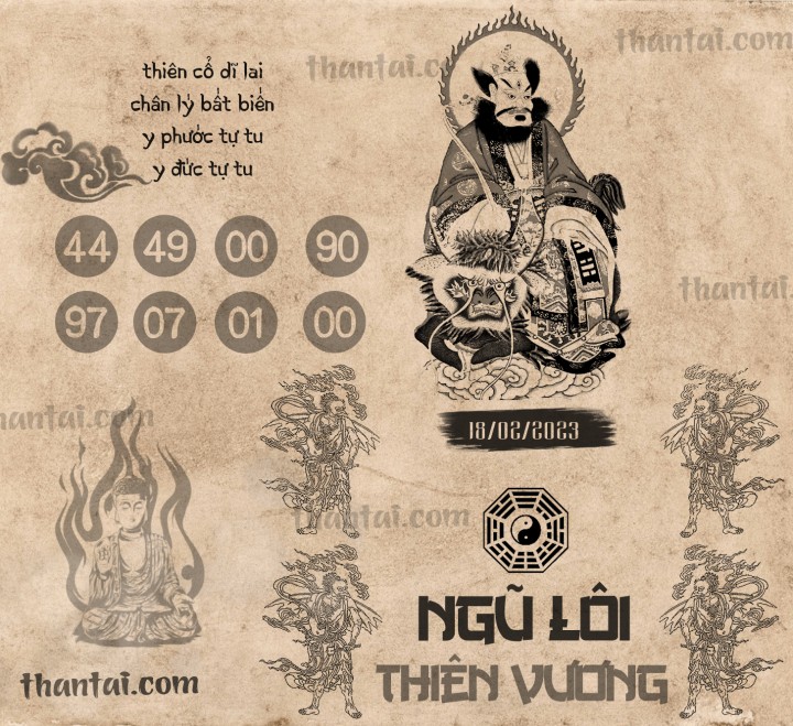 NGŨ LÔI THIÊN VƯƠNG 03/02/2023