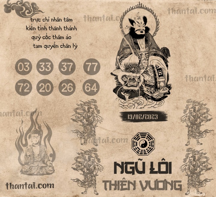 NGŨ LÔI THIÊN VƯƠNG 04/02/2023