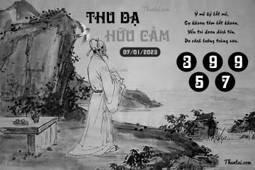 THU DẠ HỮU CẢM 07/01/2023