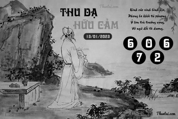 THU DẠ HỮU CẢM 13/01/2023