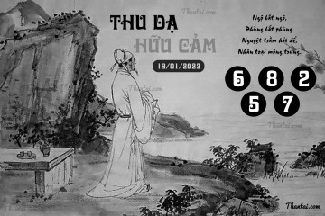 THU DẠ HỮU CẢM 19/01/2023