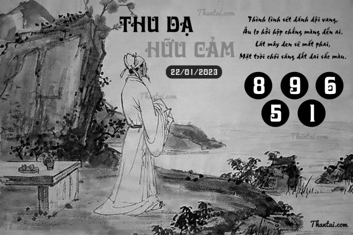 THU DẠ HỮU CẢM 07/01/2023