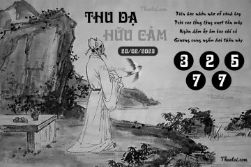 THU DẠ HỮU CẢM 20/02/2023