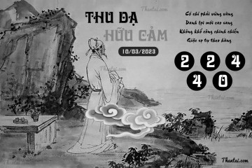 THU DẠ HỮU CẢM 10/03/2023