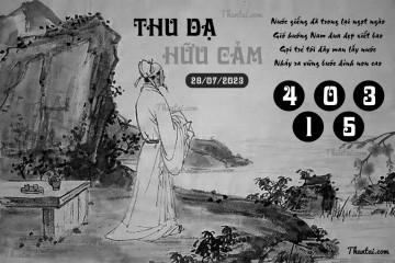 THU DẠ HỮU CẢM 28/07/2023