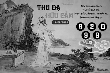 THU DẠ HỮU CẢM 11/08/2023