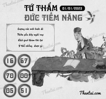 TỨ THẨM ĐỨC TIỀM NĂNG 01/01/2023