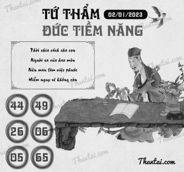 TỨ THẨM ĐỨC TIỀM NĂNG 02/01/2023