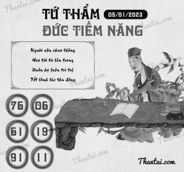 TỨ THẨM ĐỨC TIỀM NĂNG 05/01/2023