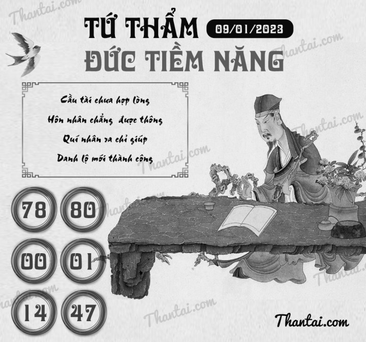 TỨ THẨM ĐỨC TIỀM NĂNG 01/01/2023