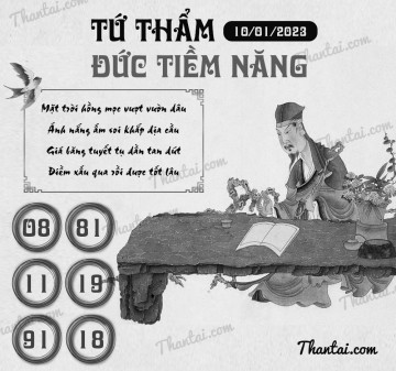 TỨ THẨM ĐỨC TIỀM NĂNG 10/01/2023