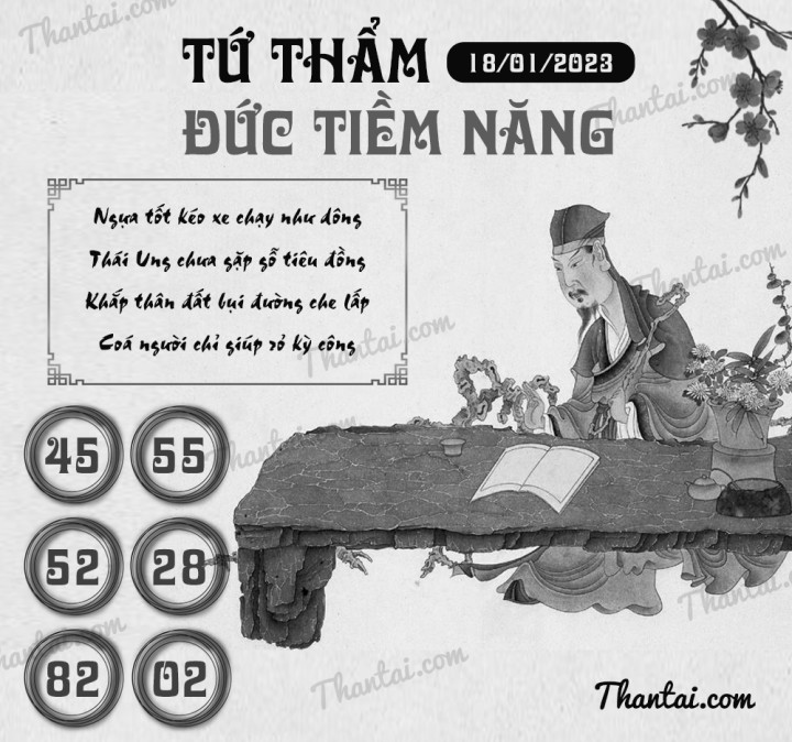 TỨ THẨM ĐỨC TIỀM NĂNG 03/01/2023