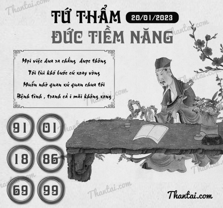TỨ THẨM ĐỨC TIỀM NĂNG 05/01/2023
