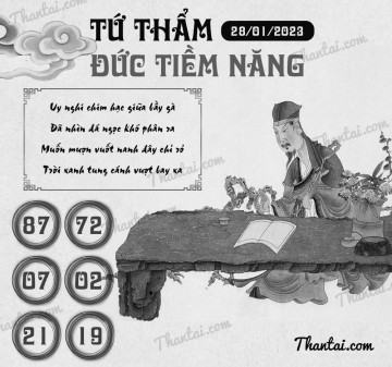 TỨ THẨM ĐỨC TIỀM NĂNG 28/01/2023