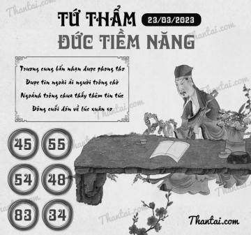 TỨ THẨM ĐỨC TIỀM NĂNG 23/03/2023