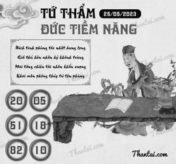 TỨ THẨM ĐỨC TIỀM NĂNG 25/05/2023