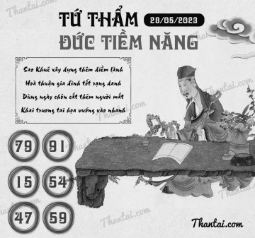 TỨ THẨM ĐỨC TIỀM NĂNG 28/05/2023