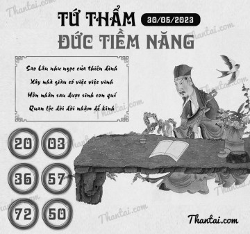 TỨ THẨM ĐỨC TIỀM NĂNG 30/05/2023