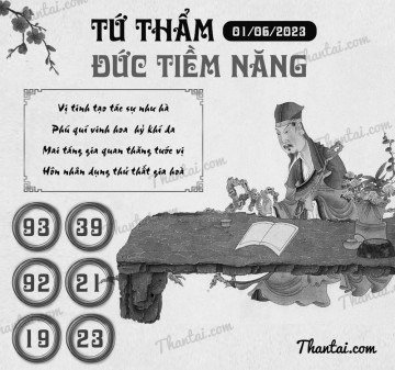 TỨ THẨM ĐỨC TIỀM NĂNG 01/06/2023