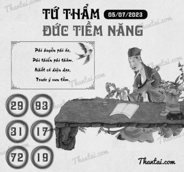 TỨ THẨM ĐỨC TIỀM NĂNG 05/07/2023