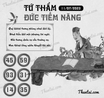 TỨ THẨM ĐỨC TIỀM NĂNG 11/07/2023