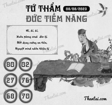 TỨ THẨM ĐỨC TIỀM NĂNG 08/08/2023