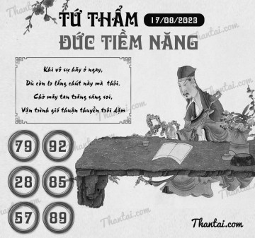 TỨ THẨM ĐỨC TIỀM NĂNG 17/08/2023