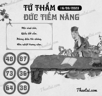 TỨ THẨM ĐỨC TIỀM NĂNG 16/09/2023