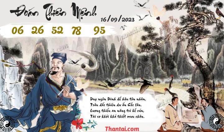 Đoán Thiên Mệnh 01/09/2023