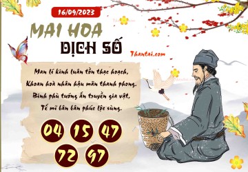 Mai Hoa Dịch Số 16/09/2023