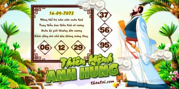 THIÊN MỆNH ANH HÙNG 16/09/2023