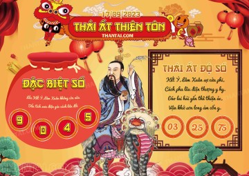 Thái Ất Thiên Tôn 17/09/2023