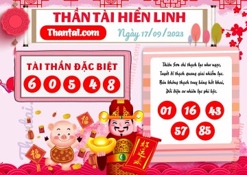 THẦN TÀI HIỂN LINH 17/09/2023