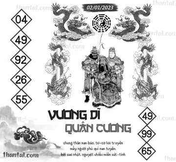 Vương Dĩ Quân Cương 02/01/2023