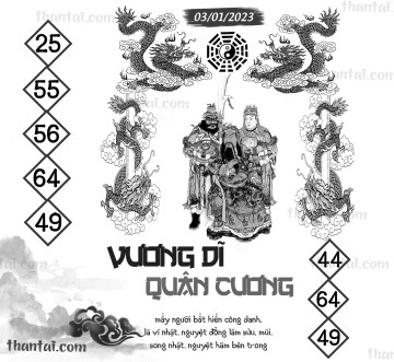 Vương Dĩ Quân Cương 03/01/2023