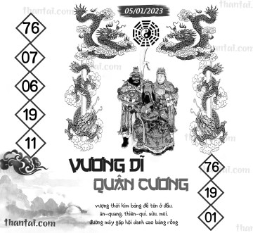 Vương Dĩ Quân Cương 05/01/2023