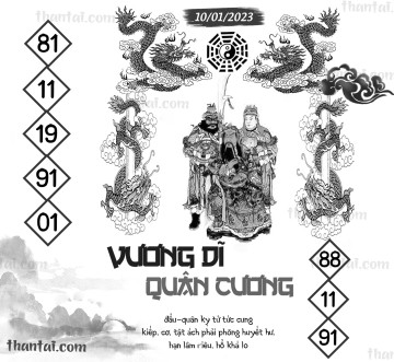 Vương Dĩ Quân Cương 10/01/2023