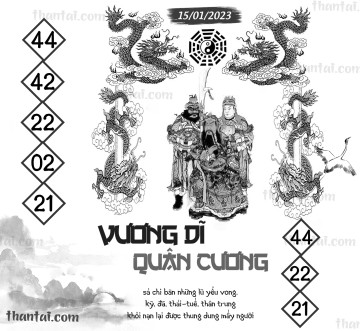 Vương Dĩ Quân Cương 15/01/2023