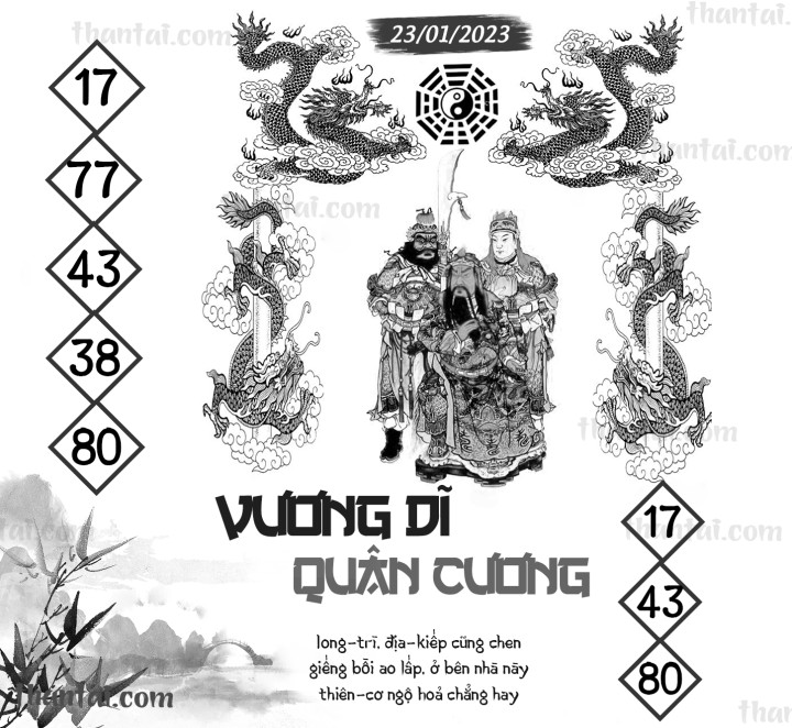 Vương Dĩ Quân Cương 08/01/2023