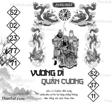 Vương Dĩ Quân Cương 25/01/2023