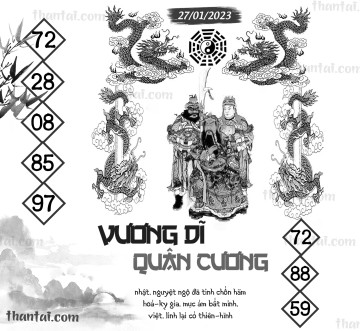 Vương Dĩ Quân Cương 27/01/2023