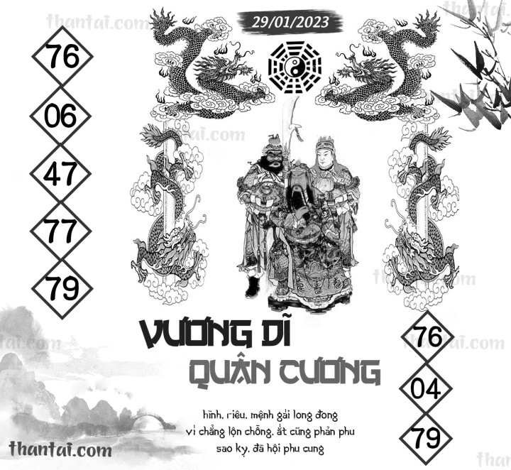 Vương Dĩ Quân Cương 14/01/2023
