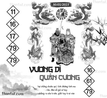 Vương Dĩ Quân Cương 30/01/2023