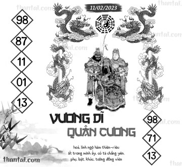 Vương Dĩ Quân Cương 11/02/2023