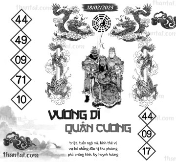 Vương Dĩ Quân Cương 18/02/2023