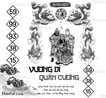 Vương Dĩ Quân Cương 31/03/2023