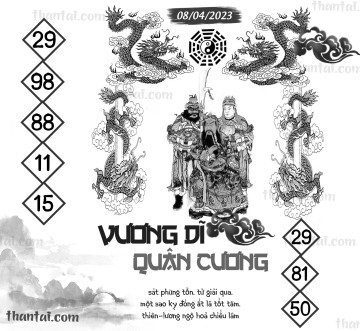 Vương Dĩ Quân Cương 08/04/2023