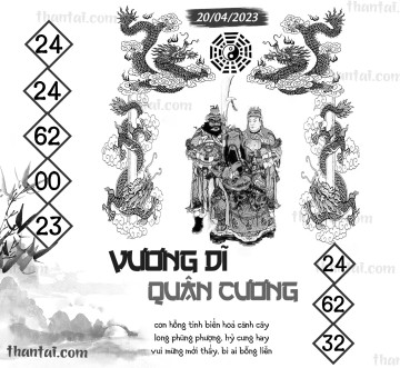 Vương Dĩ Quân Cương 20/04/2023