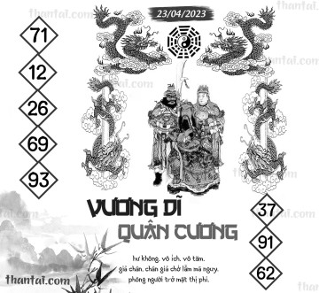 Vương Dĩ Quân Cương 23/04/2023